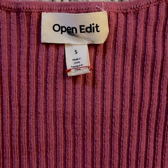 ⭐️NEW open edit Womens ribbed sweater- Size Small⭐️ - Picture 5 of 5